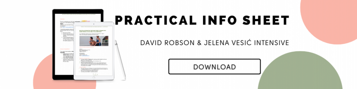 Download practical info sheet DAVID EN JELENA
