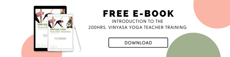 download the free ebook for the Tula Vinyasa Yoga teacher training